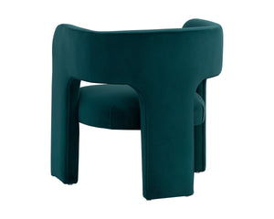 ISIDORE LOUNGE CHAIR - MEG TEAL