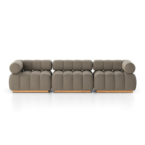 Roma Outdoor 3Pc Sec Sofa In Alessi Fawn
