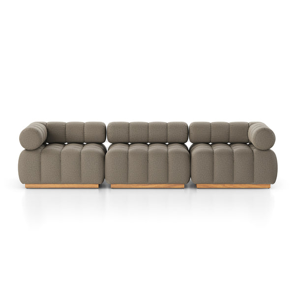 Roma Outdoor 3Pc Sec Sofa In Alessi Fawn