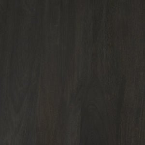 Liesl 54.L x 54.0W x 30.0H Black Wood W/ Circular Top Dining Table