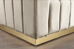 Francis Sofa In Cream Velvet