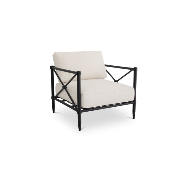 Moe's Willow Outdoor Accent Chair in Cream