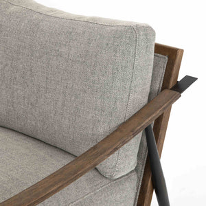 Kennedy Chair In Gabardine Grey