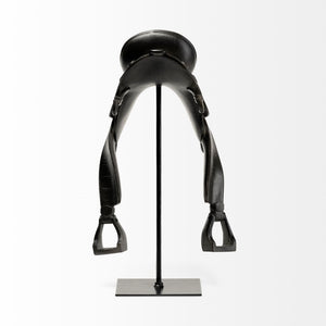 Colt III 8L x 9W Black Equestrian-Inspired English Horse Saddle