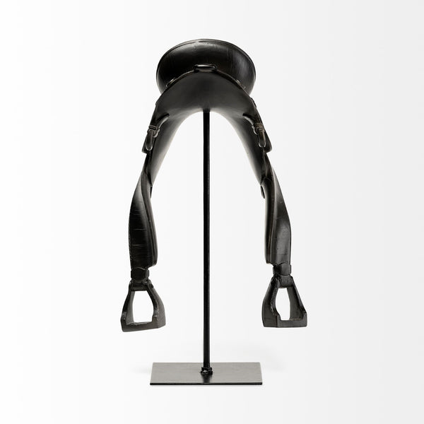 Colt III 8L x 9W Black Equestrian-Inspired English Horse Saddle