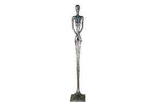 Skinny Female Sculpture Silver