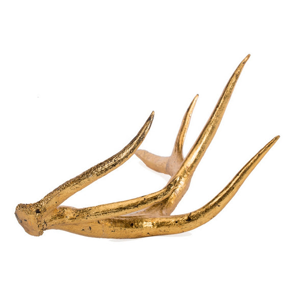 Gilded Elk Antler, single