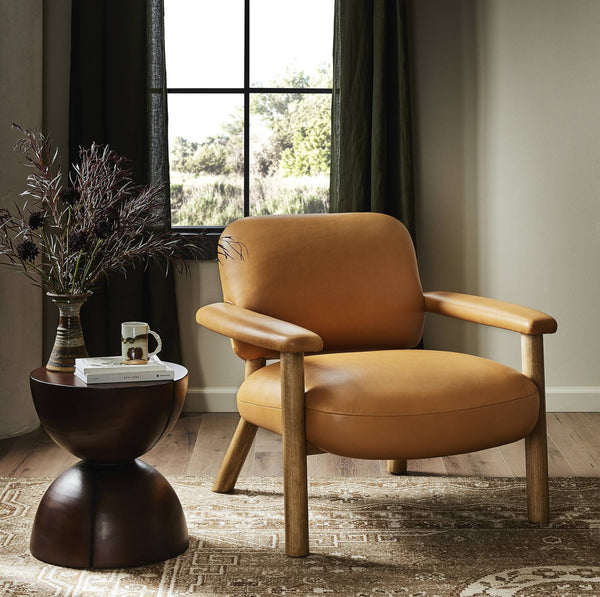 Eisley Chair In Trevino Camel