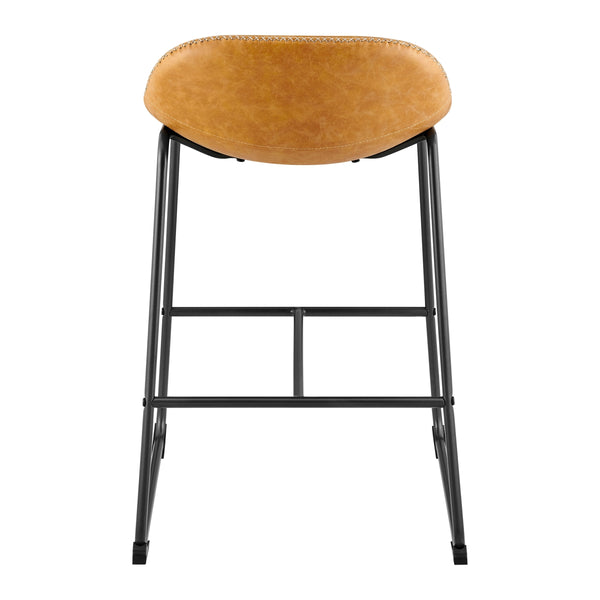 Leighton KD PU Counter Stool, Vintage Cedar