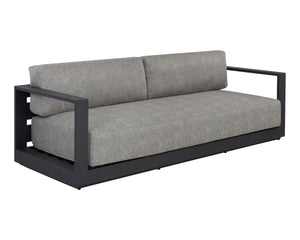 TAVIRA SOFA - CHARCOAL - LANIKAI SALT AND PEPPER