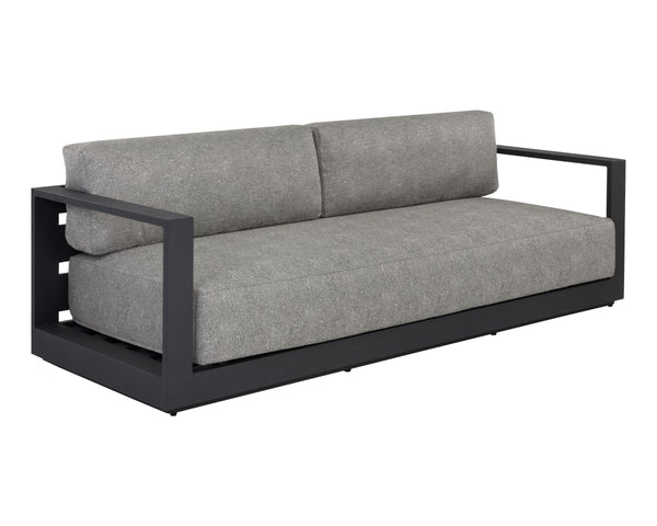 TAVIRA SOFA - CHARCOAL - LANIKAI SALT AND PEPPER