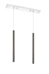 Forest 2 Light Island/Billiard in Chrome Finish