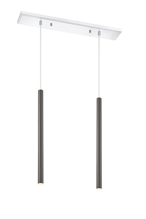 Forest 2 Light Island/Billiard in Chrome Finish
