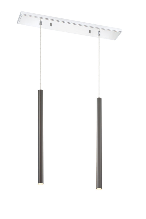 Forest 2 Light Island/Billiard in Chrome Finish