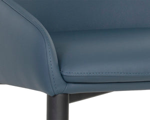 CARLO DINING ARMCHAIR - BLACK - DILLON THUNDER