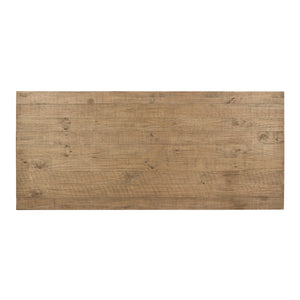Crest Solid Wood Rectangle Dining Table 78" - Warm Natural