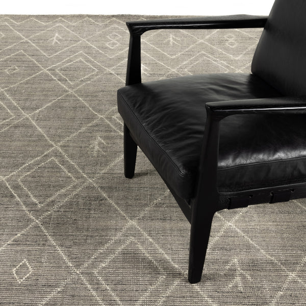 Nador Moroccan Hand In Knotted Rug In Gr In 10X14