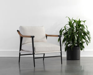 MEADOW ARMCHAIR - HEATHER IVORY TWEED