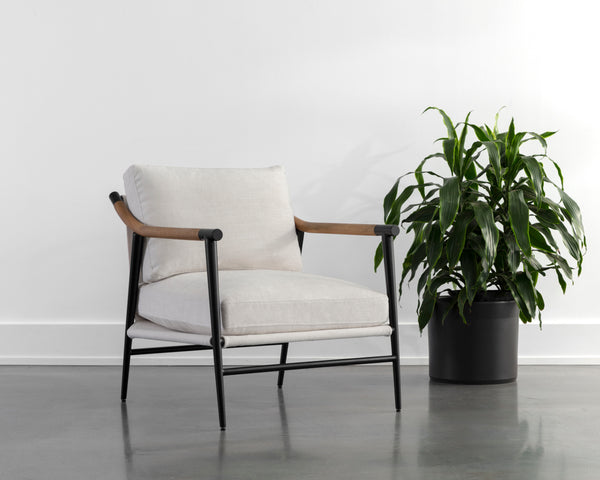 MEADOW ARMCHAIR - HEATHER IVORY TWEED