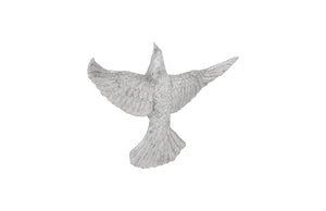 Dove Wall Art - A, Silver Leaf