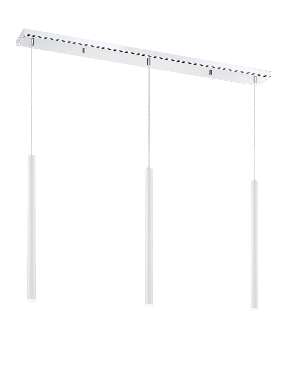 Forest 3 Light Island/Billiard in Chrome Finish