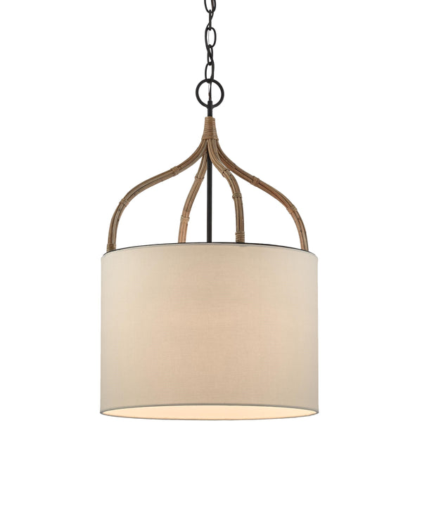 Dunning Pendant In Blacksmith & Natural