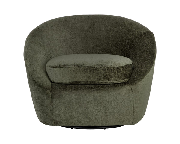 BLISS SWIVEL LOUNGE CHAIR - BERGEN OLIVE