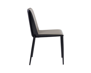 RENEE STACKABLE DINING CHAIR - DILLON STRATUS / DILLON BLACK