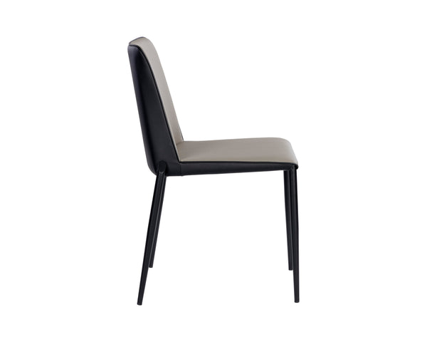 RENEE STACKABLE DINING CHAIR - DILLON STRATUS / DILLON BLACK