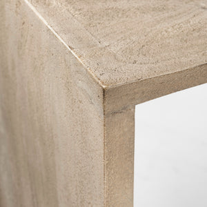 Aida 30" Seat Height Light Gray Wood Bar Stool