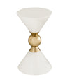 Balhi White Side Table