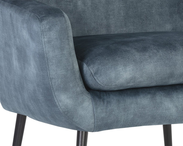 ALETTA LOUNGE CHAIR - NONO PETROL