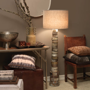 Stacked Horn 1-Light Floor Lamp