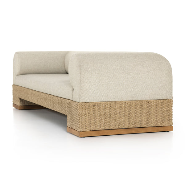 Joss Outdoor Sofa In 106" In Natural Teak