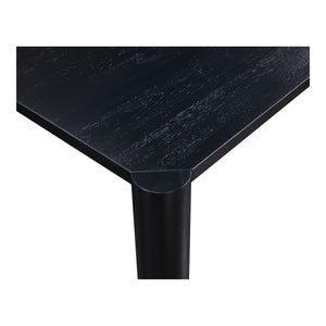 Moe's Post Large Dining Table in Black Oak