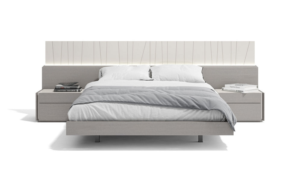 Mackenzie Left Facing Night Stand in Grey