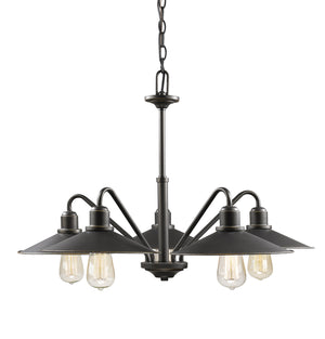 Casa 5 Light Chandelier in Olde Bronze Finish