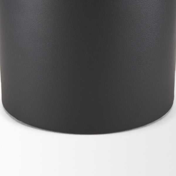 Tosca Small Matte Black Metal Vase