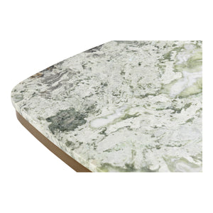 Celeste Cafe Table Green Onyx Marble & Brass
