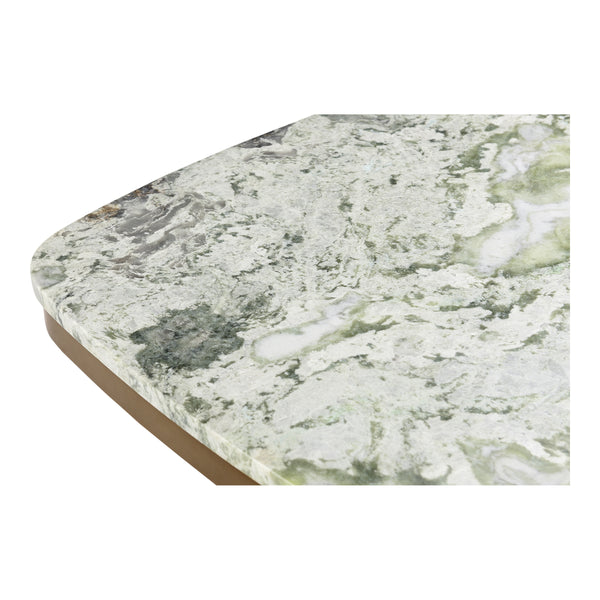 Celeste Cafe Table Green Onyx Marble & Brass