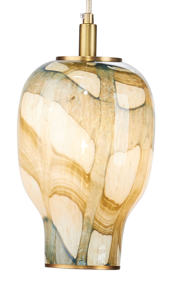 Helen Glass 1-Light Pendant, Large