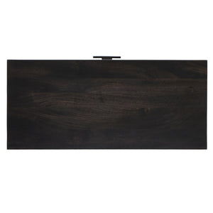 Caprice Bar Cabinet - Black Wash Mango
