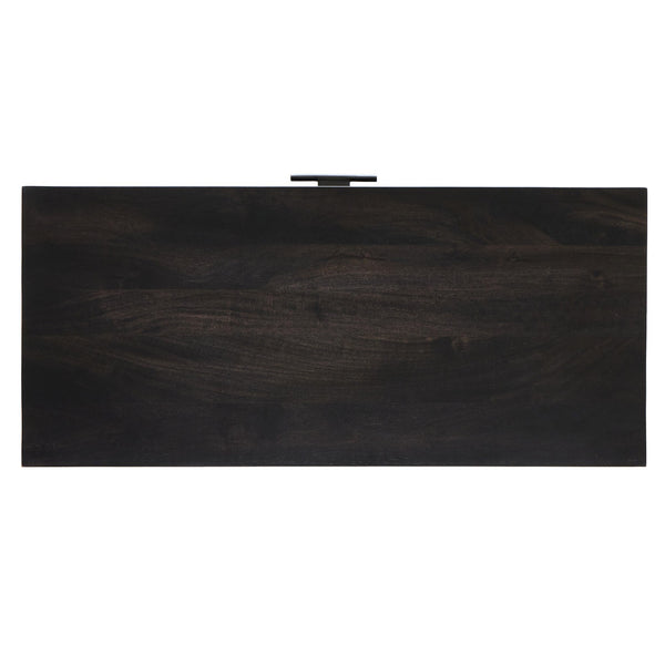 Caprice Bar Cabinet - Black Wash Mango