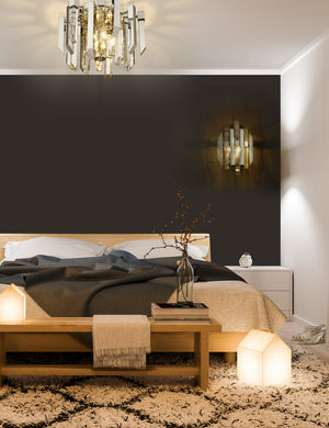 Bova 4 Light Flush Mount in Polished Nickel Finish