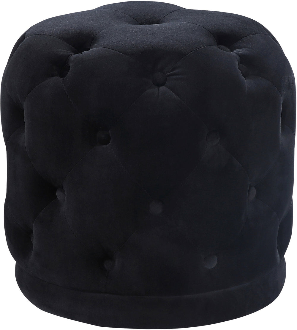 Joshua Ottoman/Stool In Black Velvet