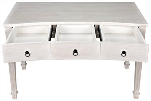 Curba Desk, White Wash