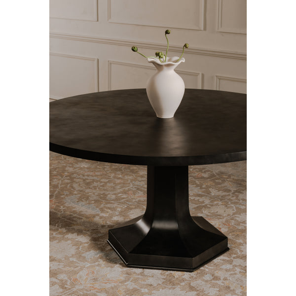 Ethan Dining Table Black Cast Iron