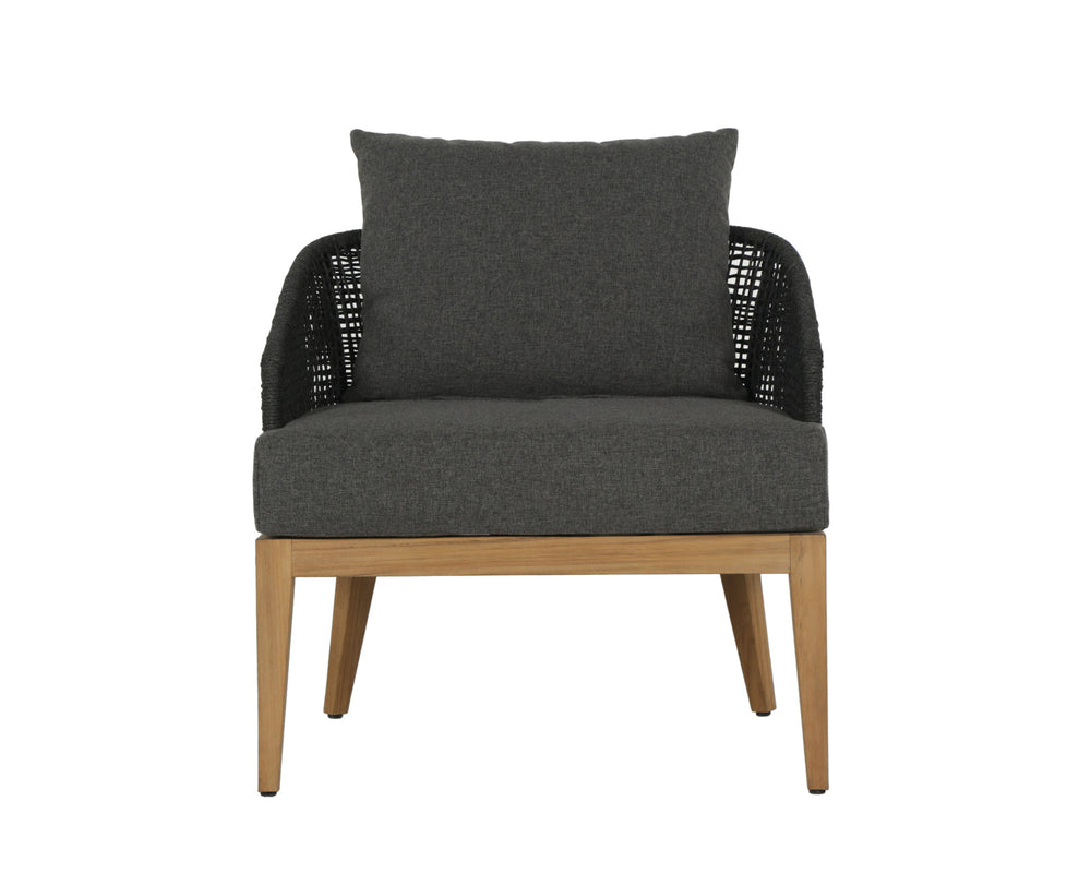 CAPRI LOUNGE CHAIR - NATURAL - GRACEBAY GREY