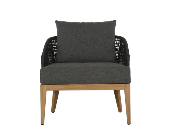 CAPRI LOUNGE CHAIR - NATURAL - GRACEBAY GREY