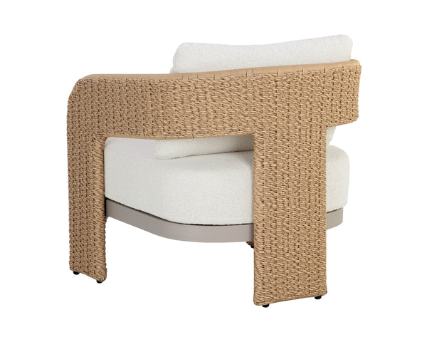 PYLOS LOUNGE CHAIR - NATURAL - LOUIS CREAM
